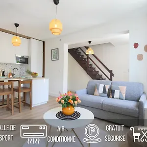  Apartamento L'ethnique 7p - Climatisation - Jardin - Parking - Salle De Sport